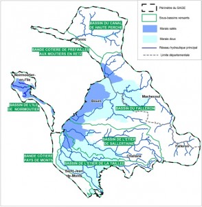 Carte du périmètre du SAGE